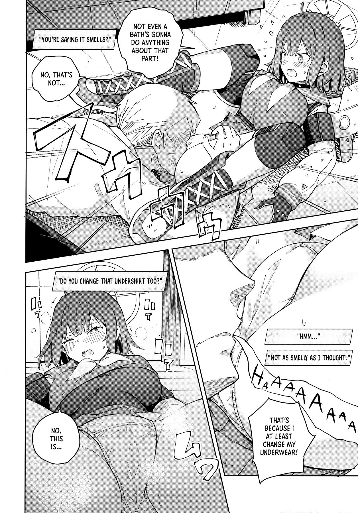 Hentai Manga Comic-That Time I Boned Saki While Getting a Nice Whiff of Her-Read-9